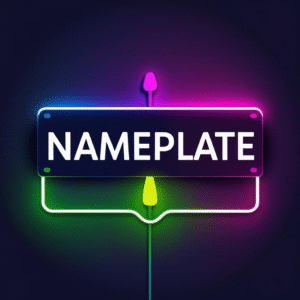 Name plate